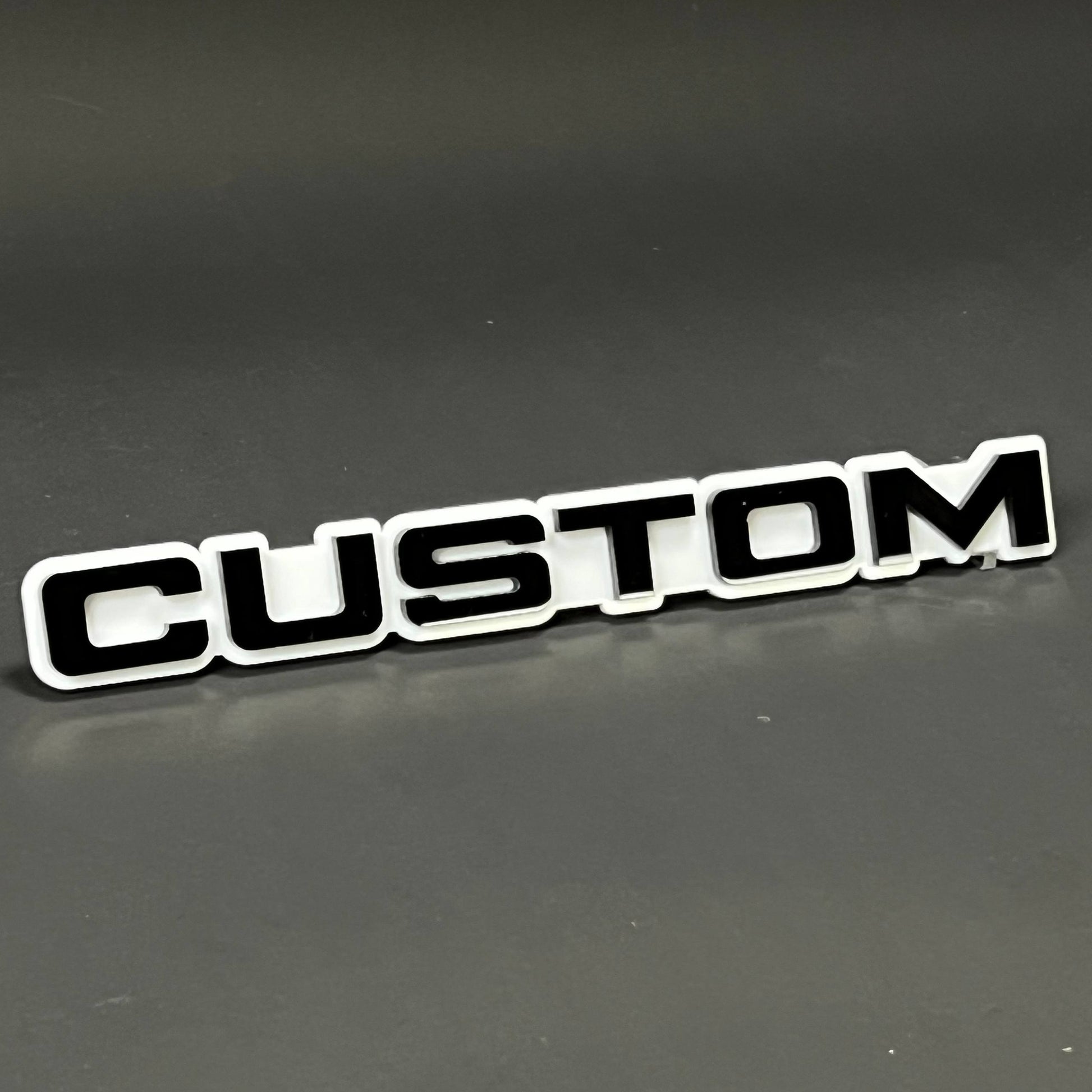 1PC CUSTOM 3D Acrylic Badge - Car Truck Emblem Fender Tailgate Trunk Sticker