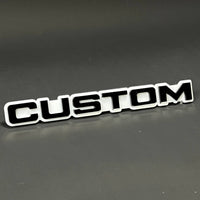 1PC CUSTOM 3D Acrylic Badge - Car Truck Emblem Fender Tailgate Trunk Sticker