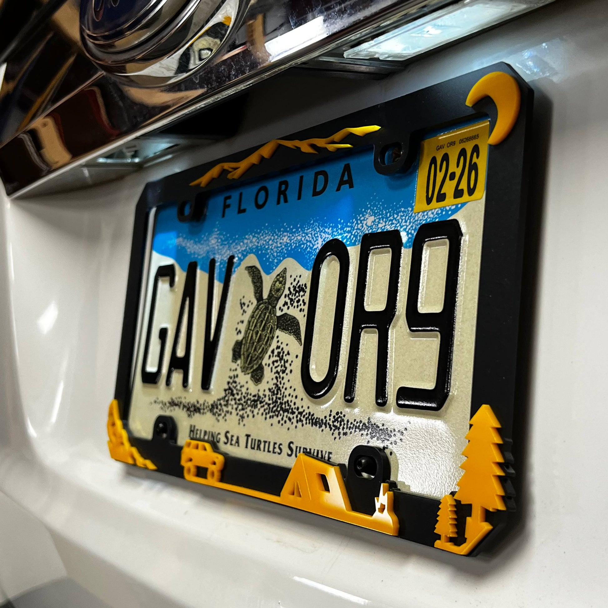 1PC GAV OR9 3D Acrylic Badge - Car Truck Emblem Fender Tailgate Trunk Sticker