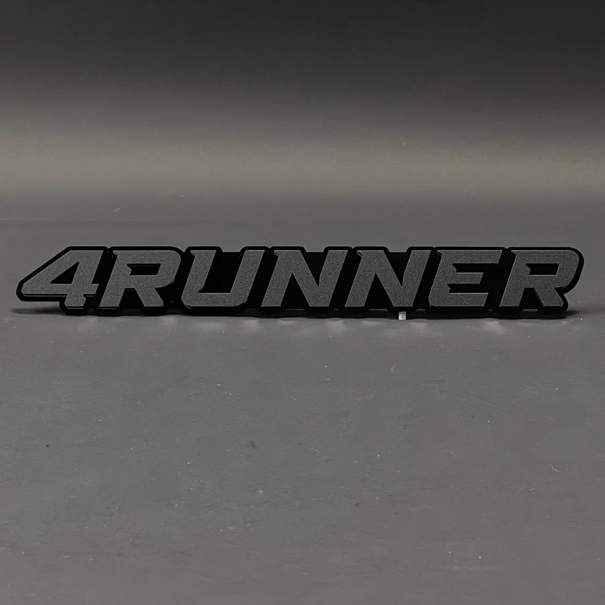 1PC 4RUNNER (Black) 3D Acrylic Badge - Car Truck Emblem Fender Sticker