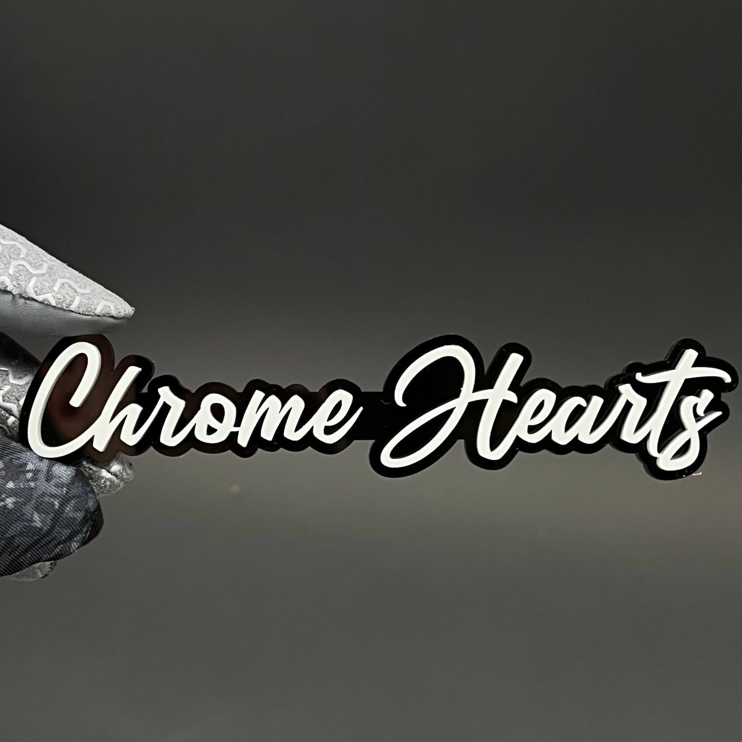 1PC Chrome Hearts 3D Acrylic Badge - Car Truck Emblem Fender Sticker