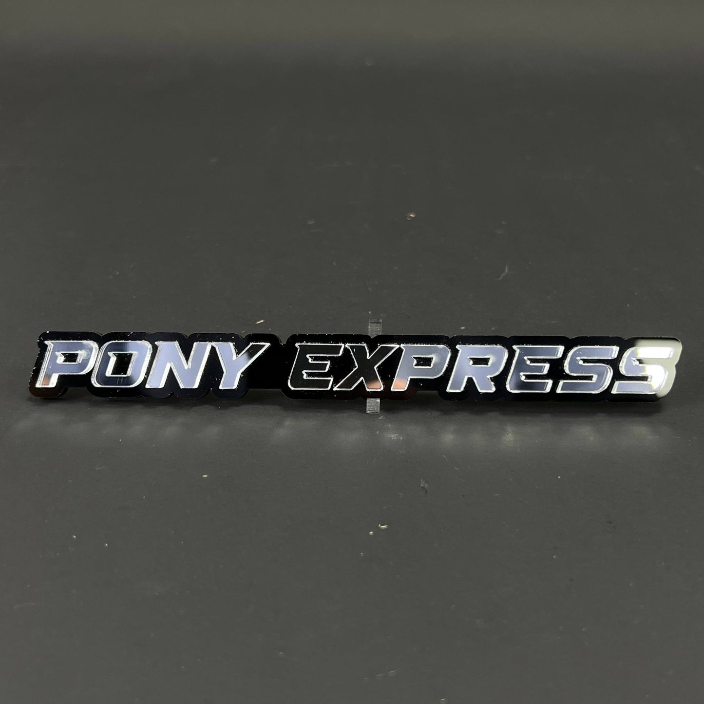 1PC PONY EXPRESS 3D Acrylic Badge - Car Truck Emblem Fender Sticker