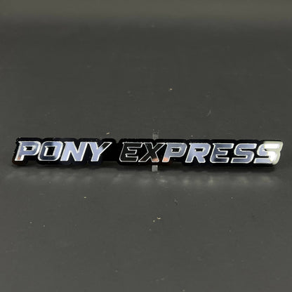 1PC PONY EXPRESS 3D Acrylic Badge - Car Truck Emblem Fender Sticker