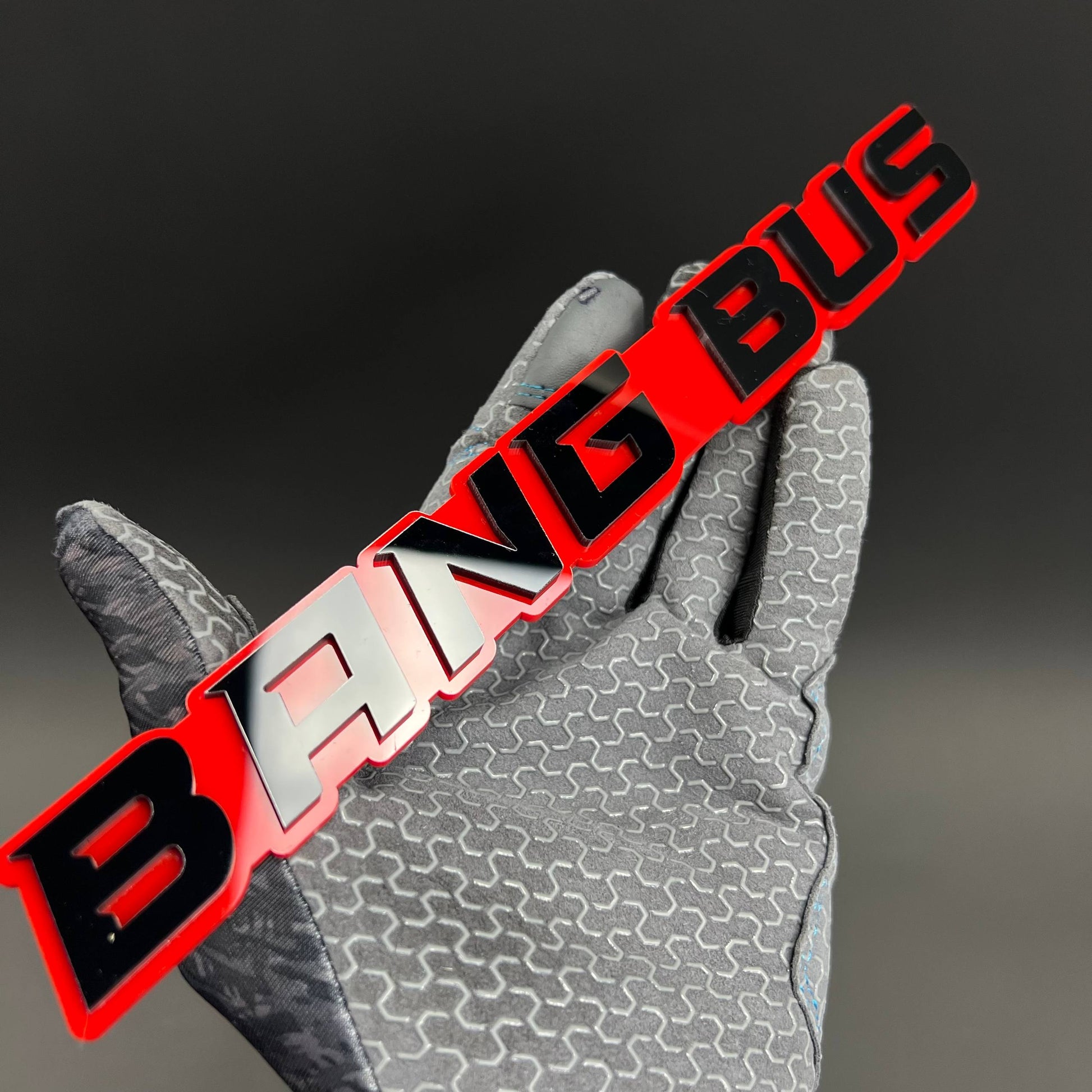 Bang Bus 3D Acrylic Badge - Car Truck Emblem Fender Tailgate Trunk Sticker