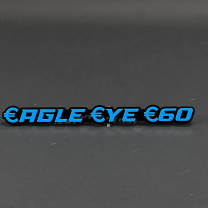 1PC EAGLE EYE E60 3D Acrylic Badge - Car Truck Emblem Fender Sticker