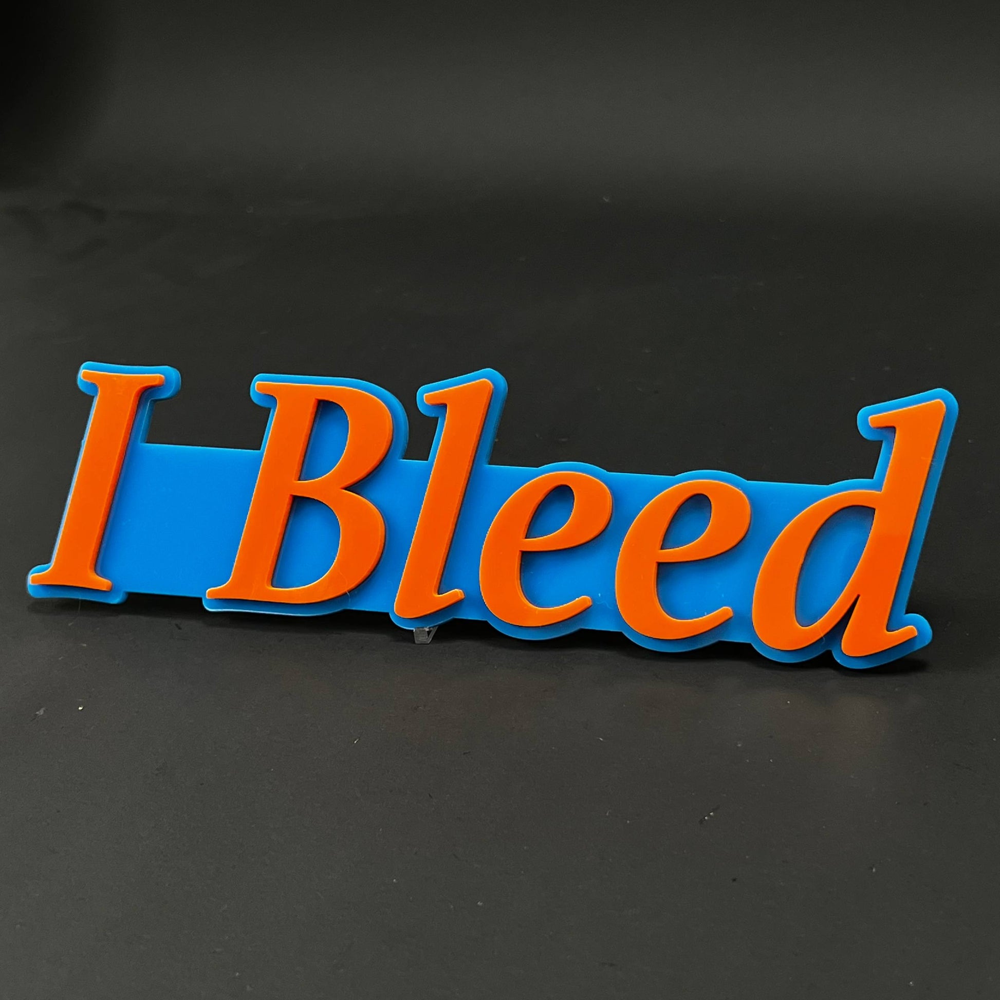 1PC I Bleed 3D Acrylic Badge - Car Truck Emblem Fender Tailgate Trunk Sticker