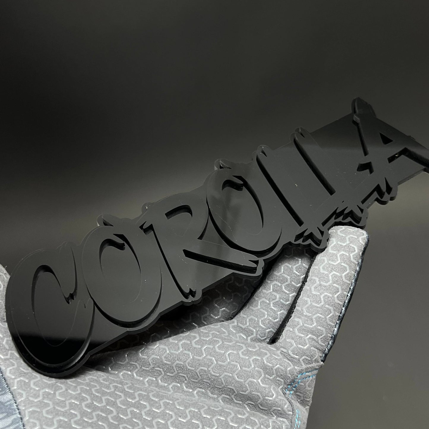 1PC COROLLA 3D Acrylic Badge - Car Truck Emblem Fender Tailgate Trunk Sticker