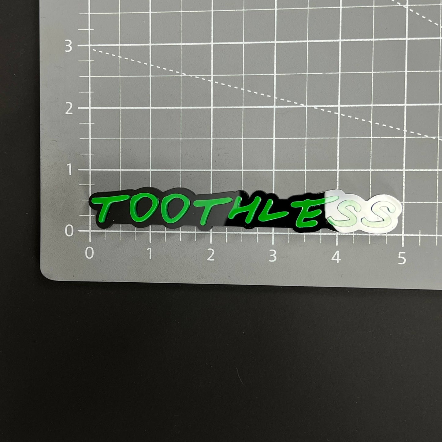 1PC TOOTHLESS 3D Acrylic Badge - Car Truck Emblem Fender Tailgate Trunk Sticker