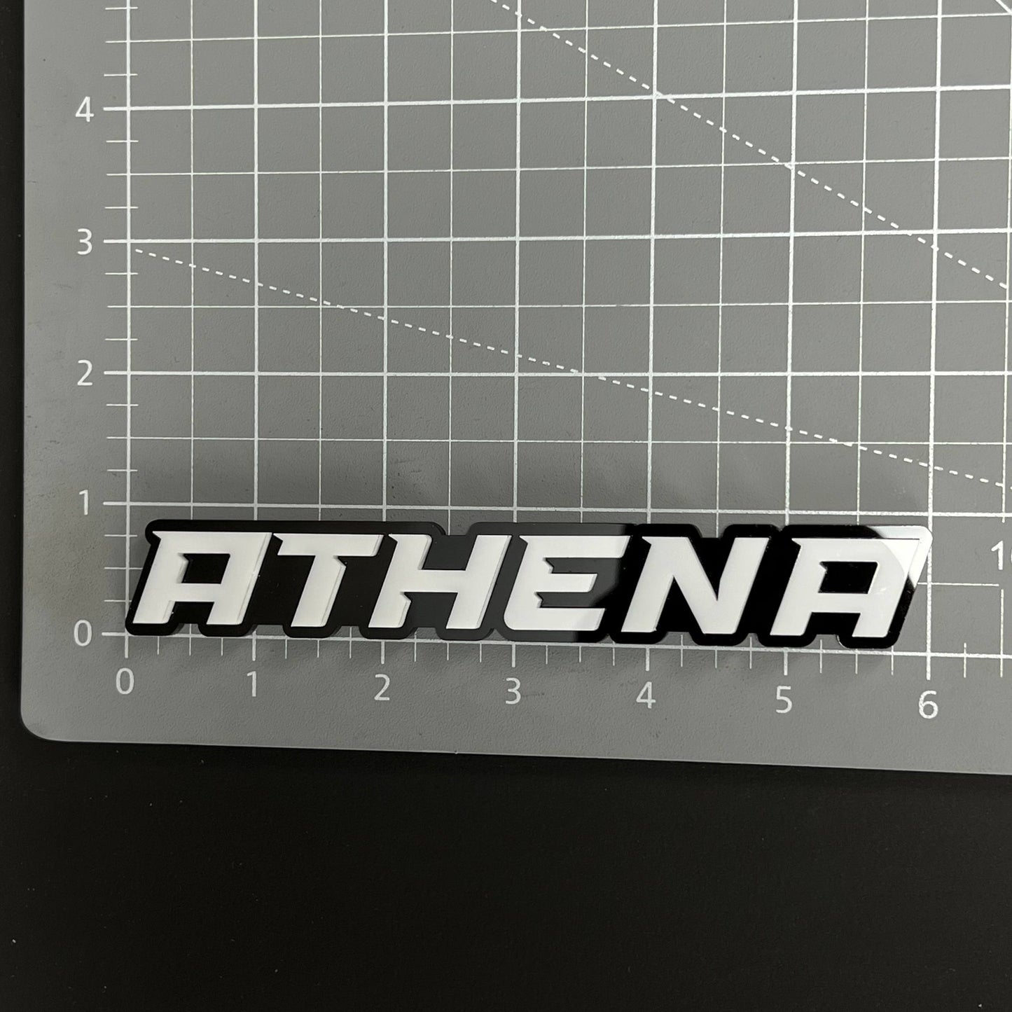 1PC ATHENA 3D Acrylic Badge - Car Truck Emblem Fender Tailgate Trunk Sticker