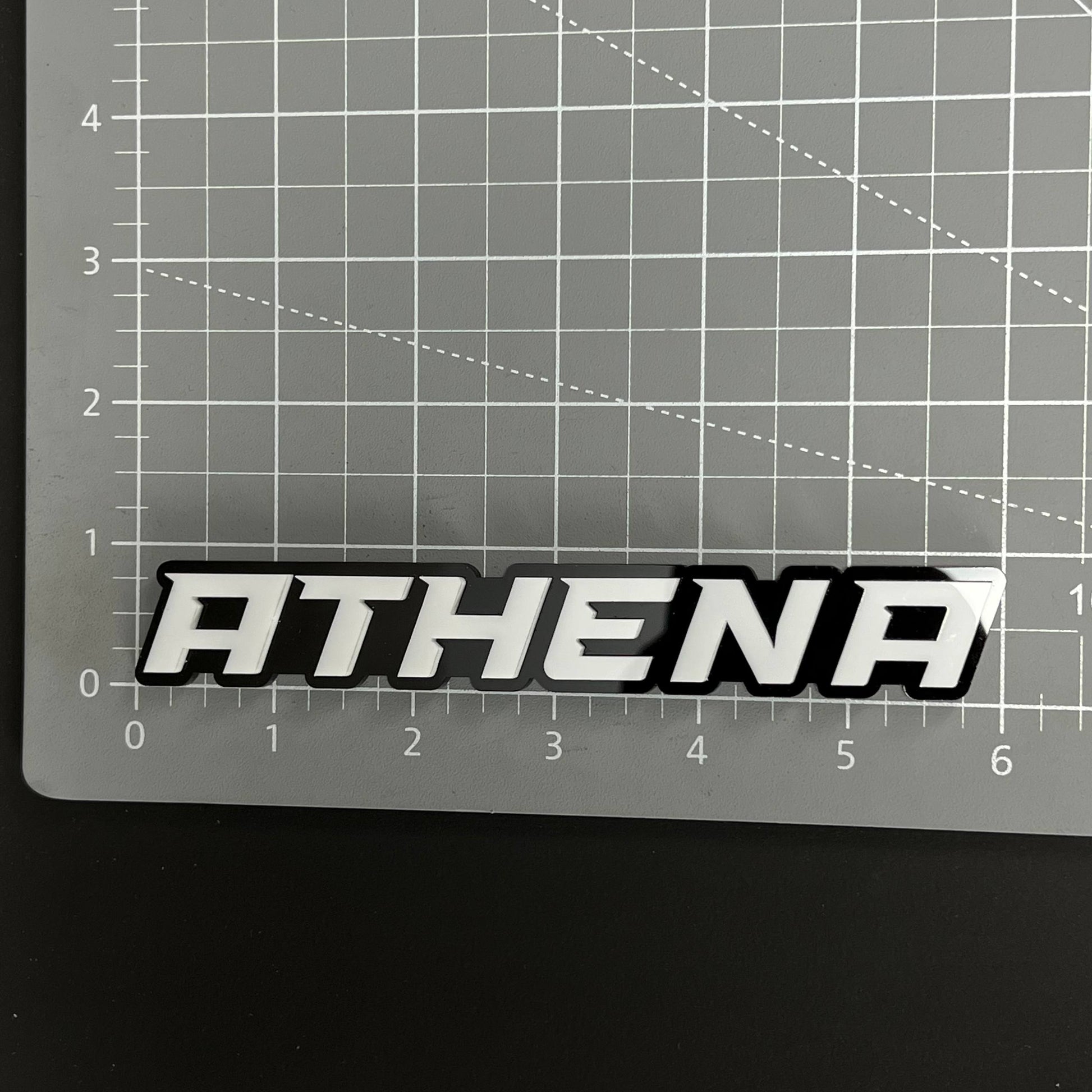 1PC ATHENA 3D Acrylic Badge - Car Truck Emblem Fender Tailgate Trunk Sticker