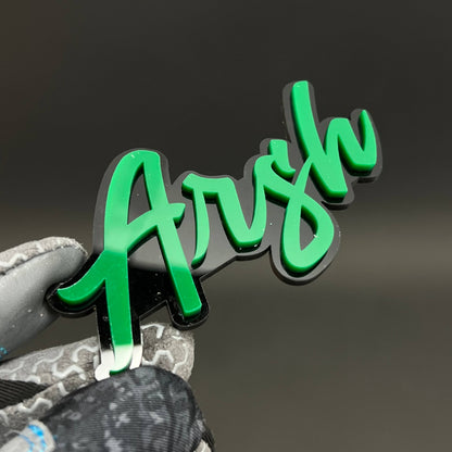 1PC Arsh 3D Acrylic Badge - Car Truck Emblem Fender Tailgate Trunk Sticker