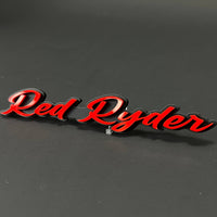 1PC Red Ryder 3D Acrylic Badge - Car Truck Emblem Fender Tailgate Trunk Sticker