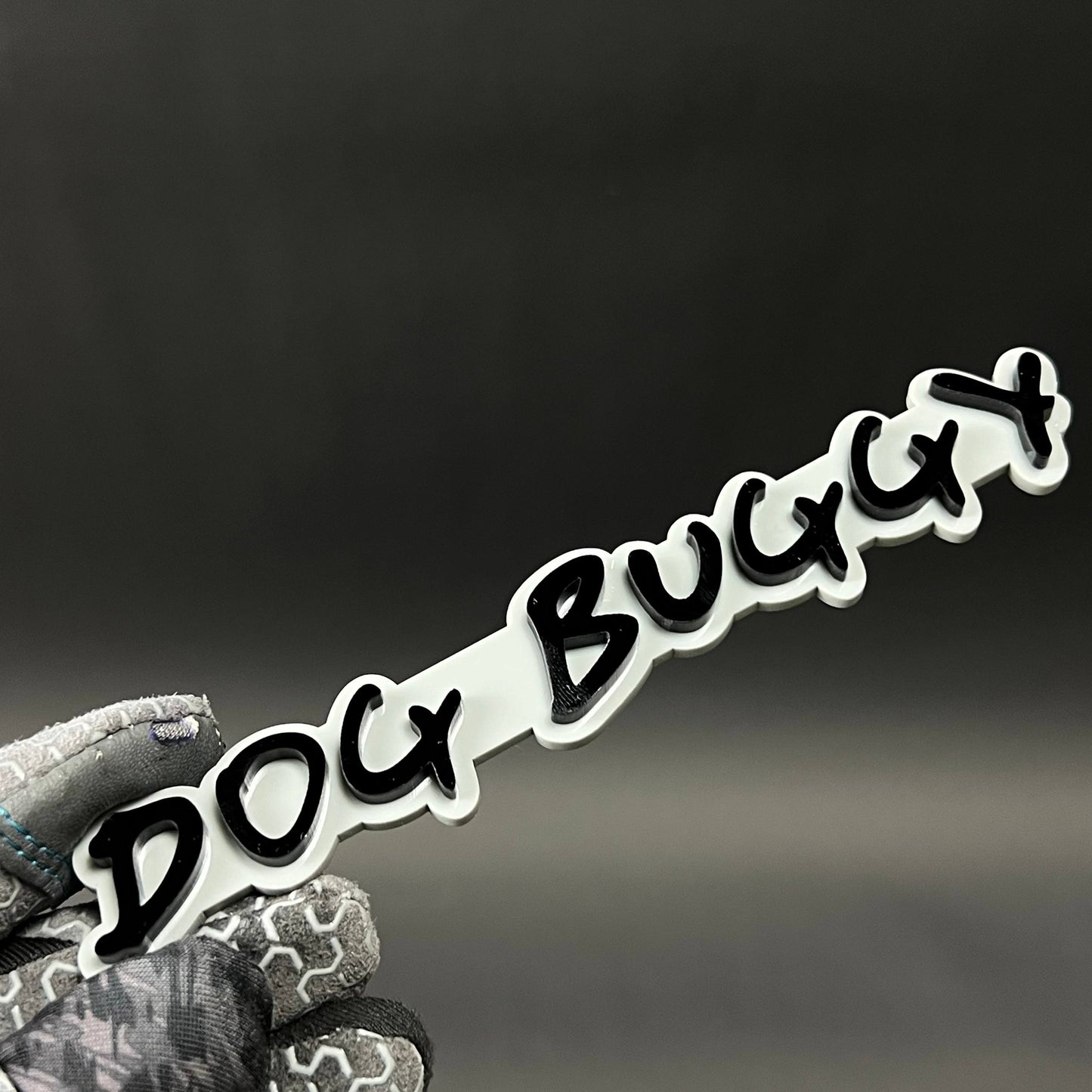 1PC DOG BUGGY 3D Acrylic Badge - Car Truck Emblem Fender Tailgate Trunk Sticker
