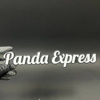 1PC Panda Express 3D Acrylic Badge - Car Truck Emblem Fender Sticker