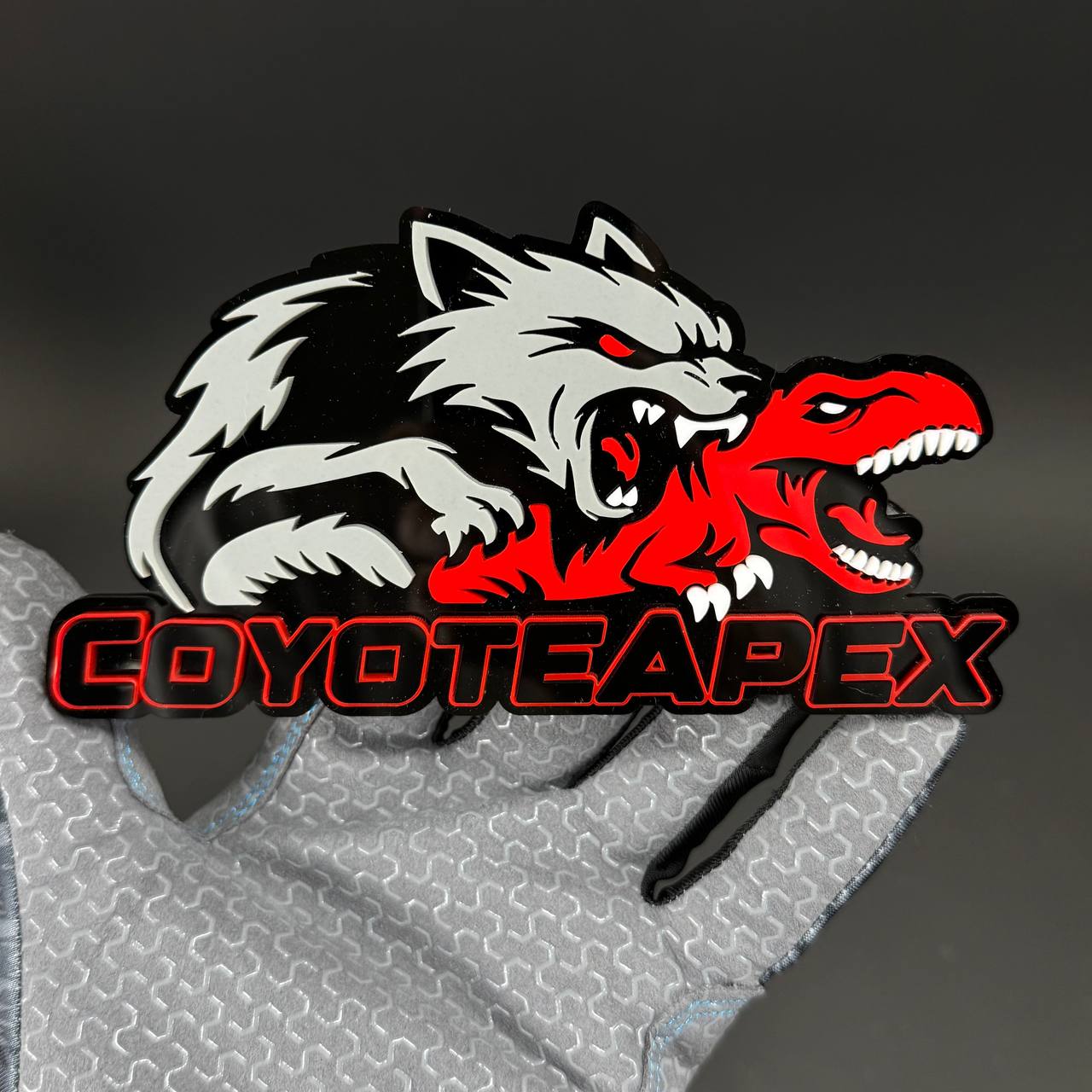 1PC COYOTEAPEX 3D Acrylic Badge - Car Truck Emblem Fender Tailgate Trunk Sticker