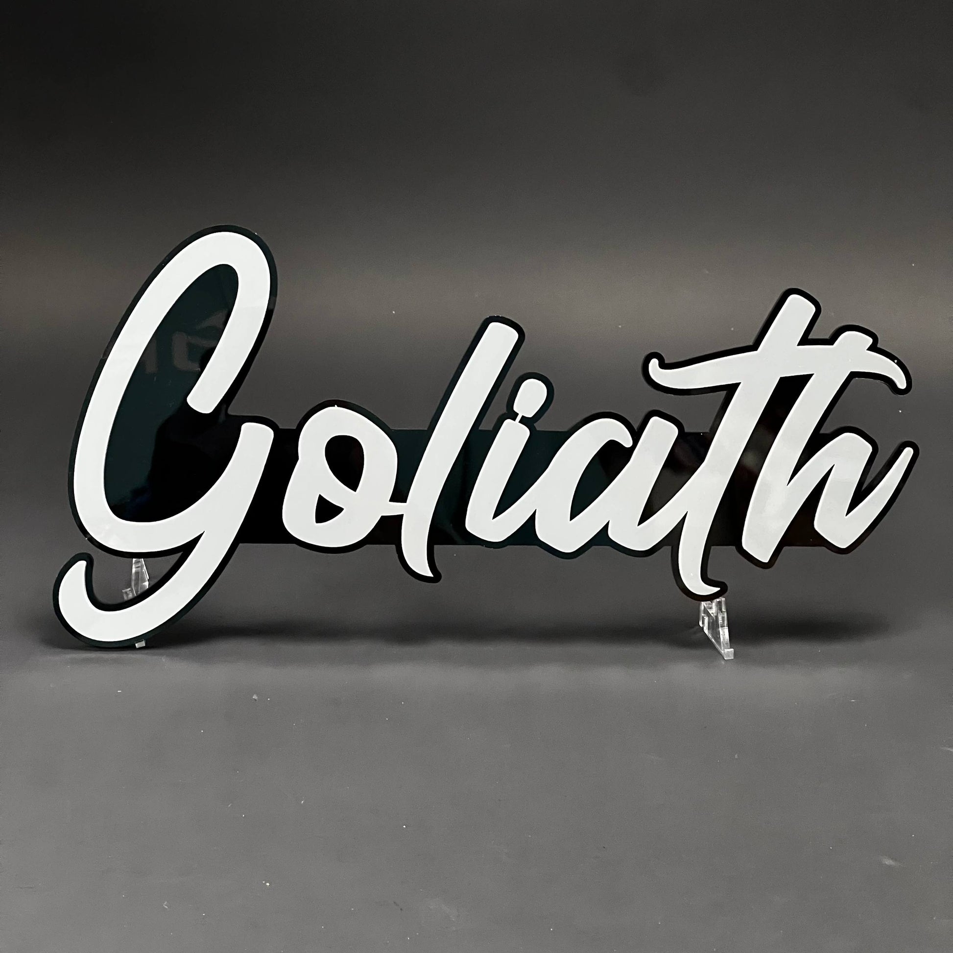 1PC Goliath 3D Acrylic Badge - Car Truck Emblem Fender Tailgate Trunk Sticker