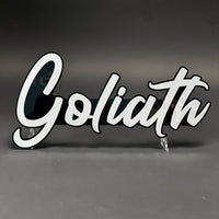 1PC Goliath 3D Acrylic Badge - Car Truck Emblem Fender Tailgate Trunk Sticker