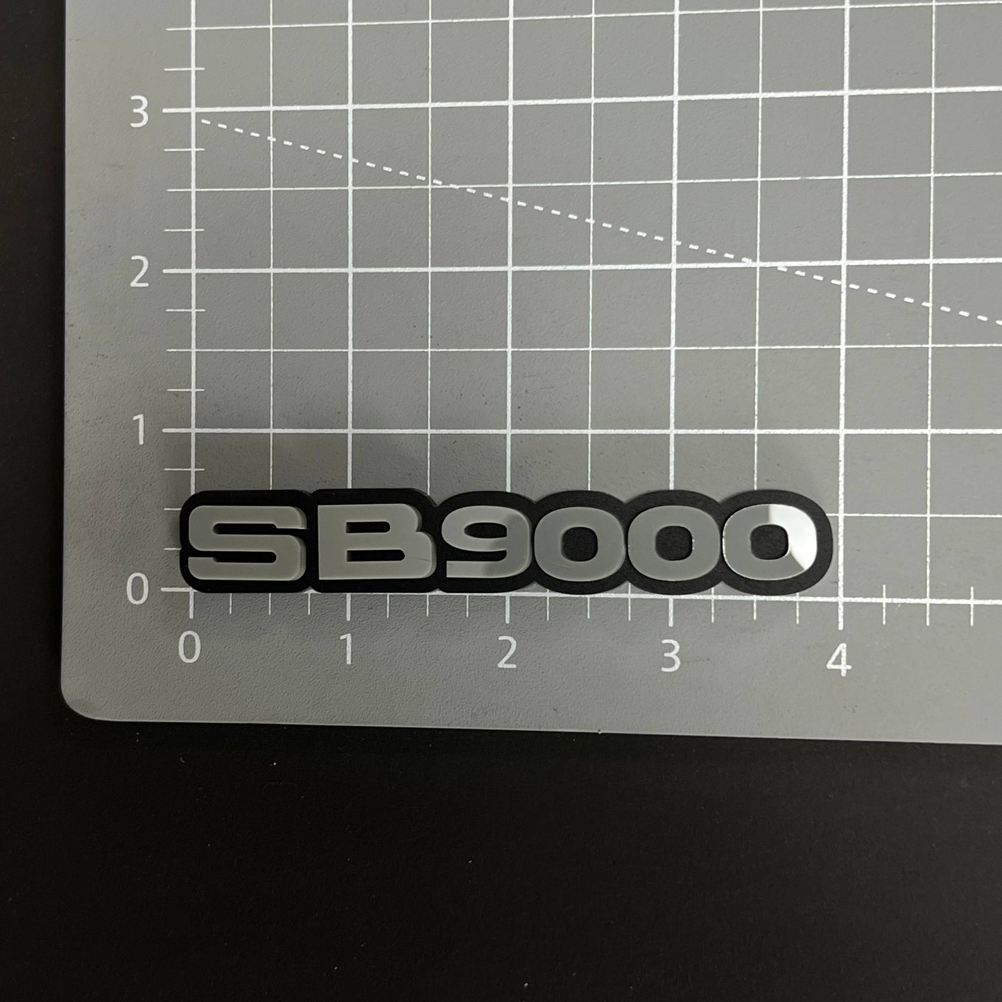 1PC SB9000 3D Acrylic Badge - Car Truck Emblem Fender Tailgate Trunk Sticker