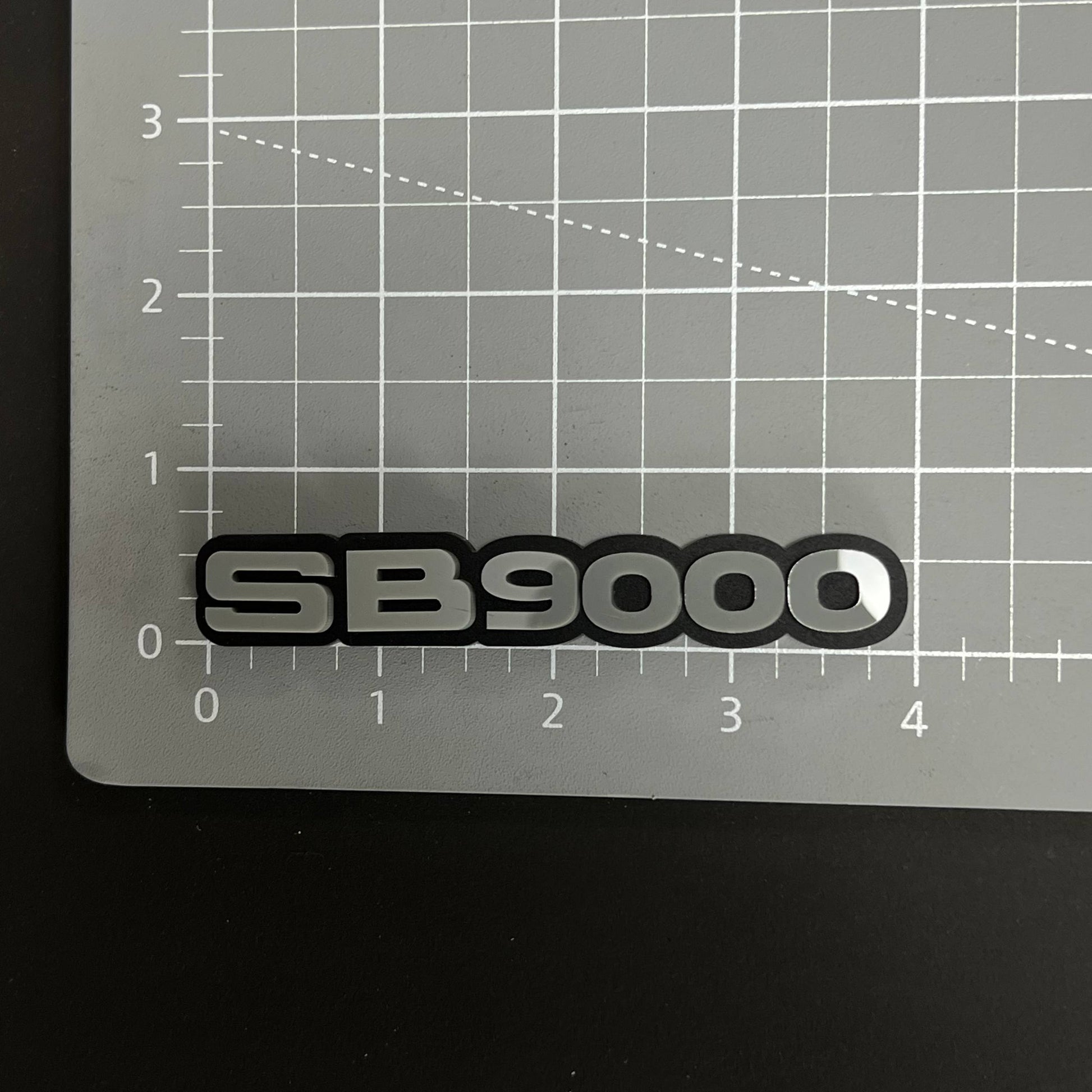 1PC SB9000 3D Acrylic Badge - Car Truck Emblem Fender Tailgate Trunk Sticker