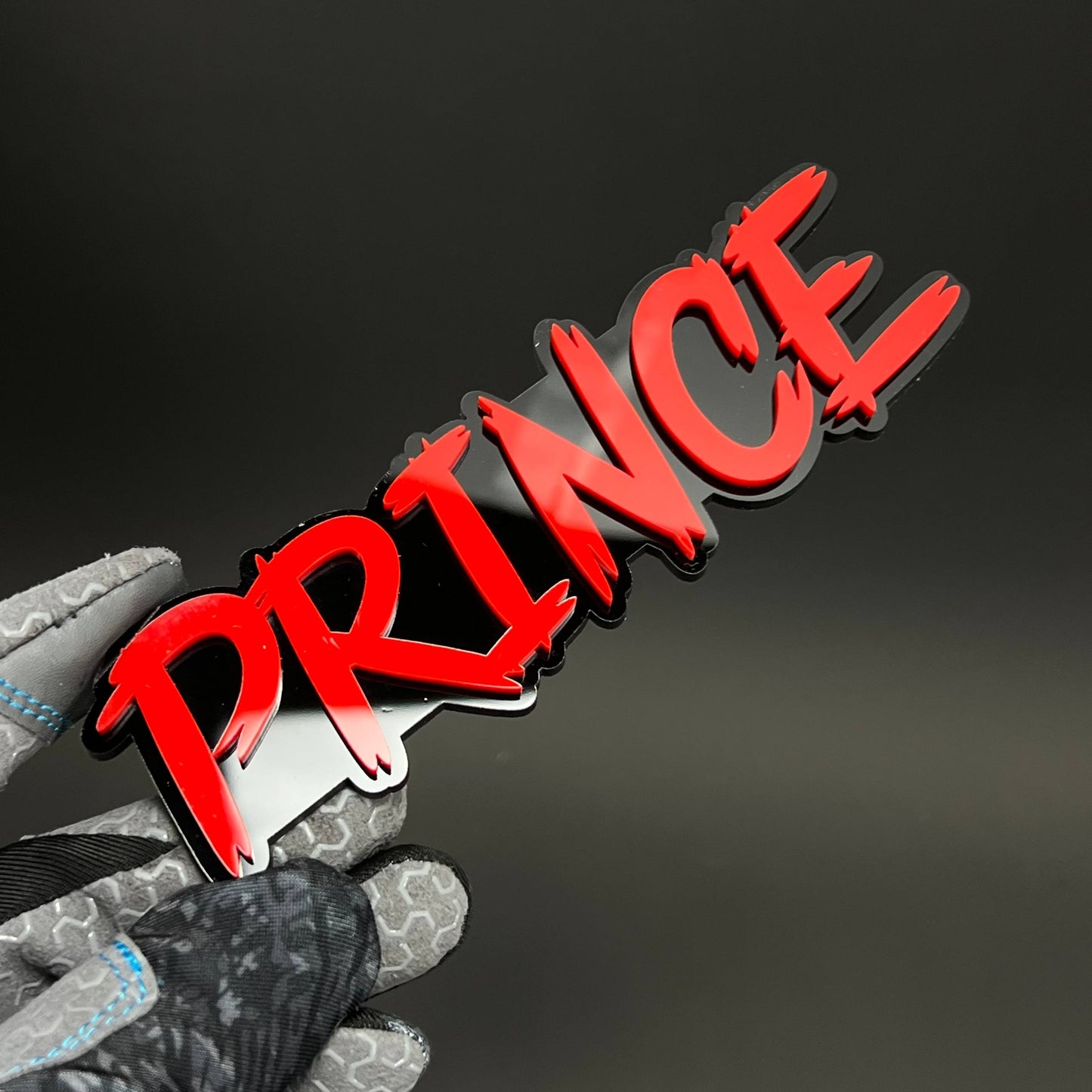 1PC PRINCE 3D Acrylic Badge - Car Truck Emblem Fender Tailgate Trunk Sticker