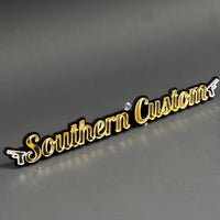 1PC Southern Custom 3D Acrylic Badge - Car Truck Emblem Fender Tailgate Trunk Sticker