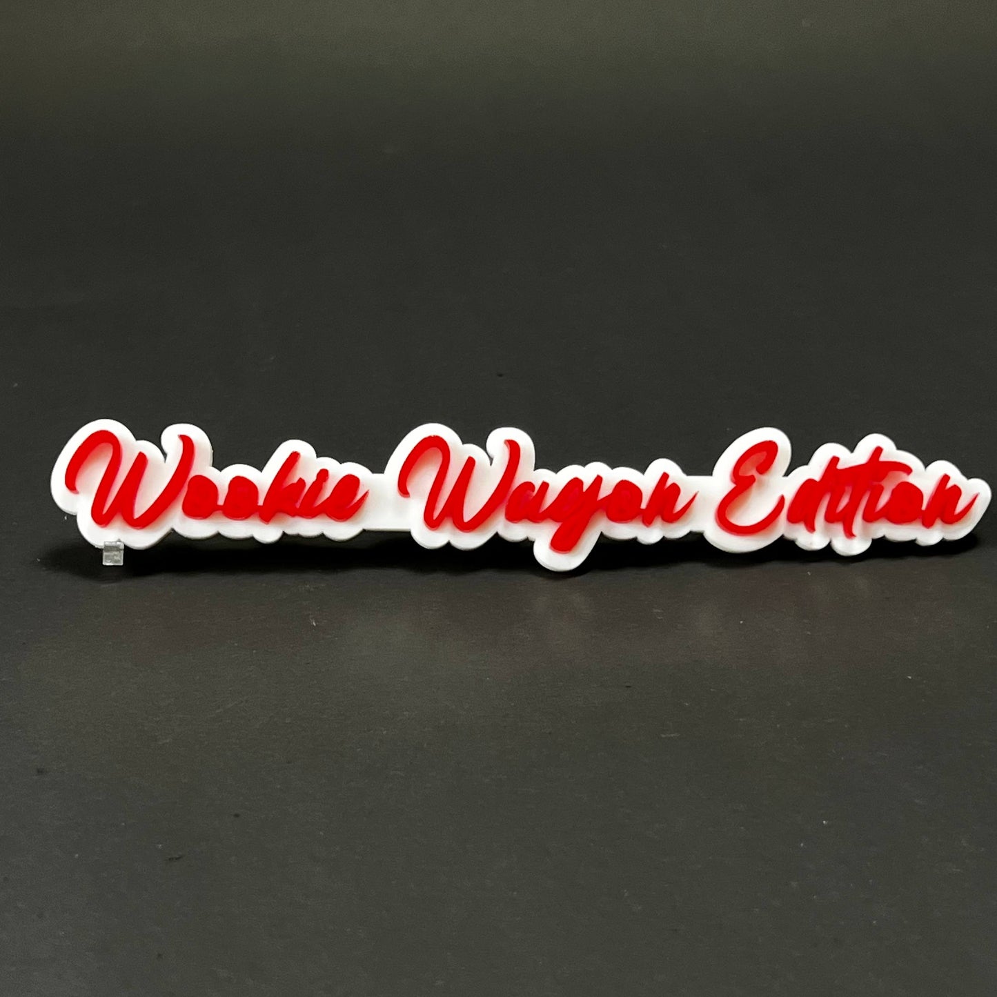 1PC Wookie Wagon Edition 3D Acrylic Badge - Car Truck Emblem Fender Sticker