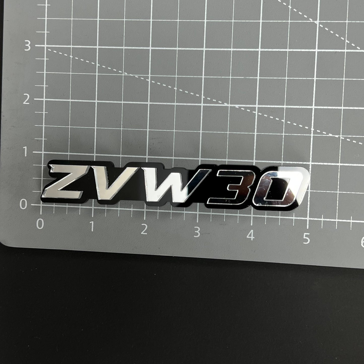 1PC ZVW30 3D Acrylic Badge - Car Truck Emblem Fender Tailgate Trunk Sticker