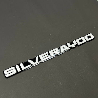 1PC SILVERAYDO 3D Acrylic Badge - Car Truck Emblem Fender Tailgate Trunk Sticker