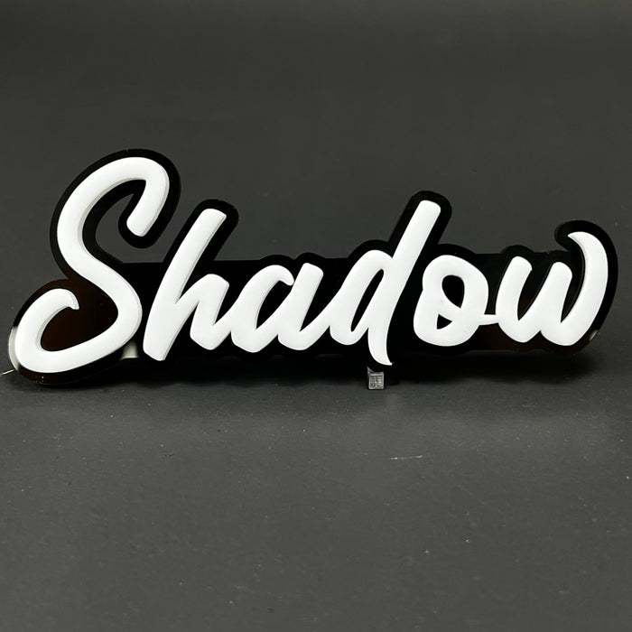 1PC Shadow 3D Acrylic Badge - Car Truck Emblem Fender Tailgate Trunk Sticker