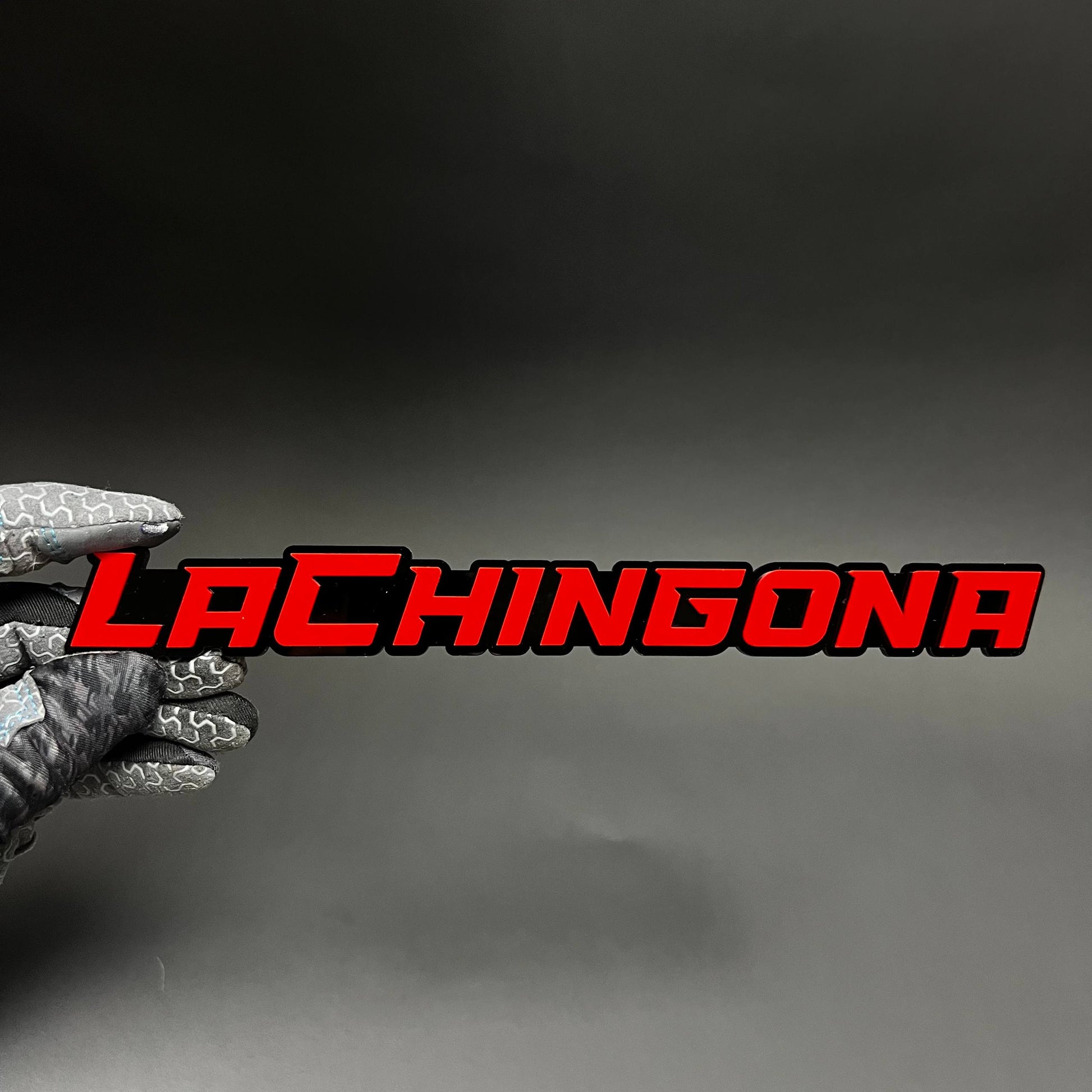 1PC LaChingona 3D Acrylic Badge - Car Truck Emblem Fender Tailgate Trunk Sticker