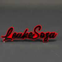 1PC LeakeSoga 3D Acrylic Badge - Car Truck Emblem Fender Tailgate Trunk Sticker