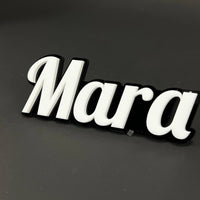 1PC Mara 3D Acrylic Badge - Car Truck Emblem Fender Tailgate Trunk Sticker