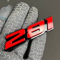 281 3D Acrylic Badge - Car Truck Emblem Fender Tailgate Trunk Sticker