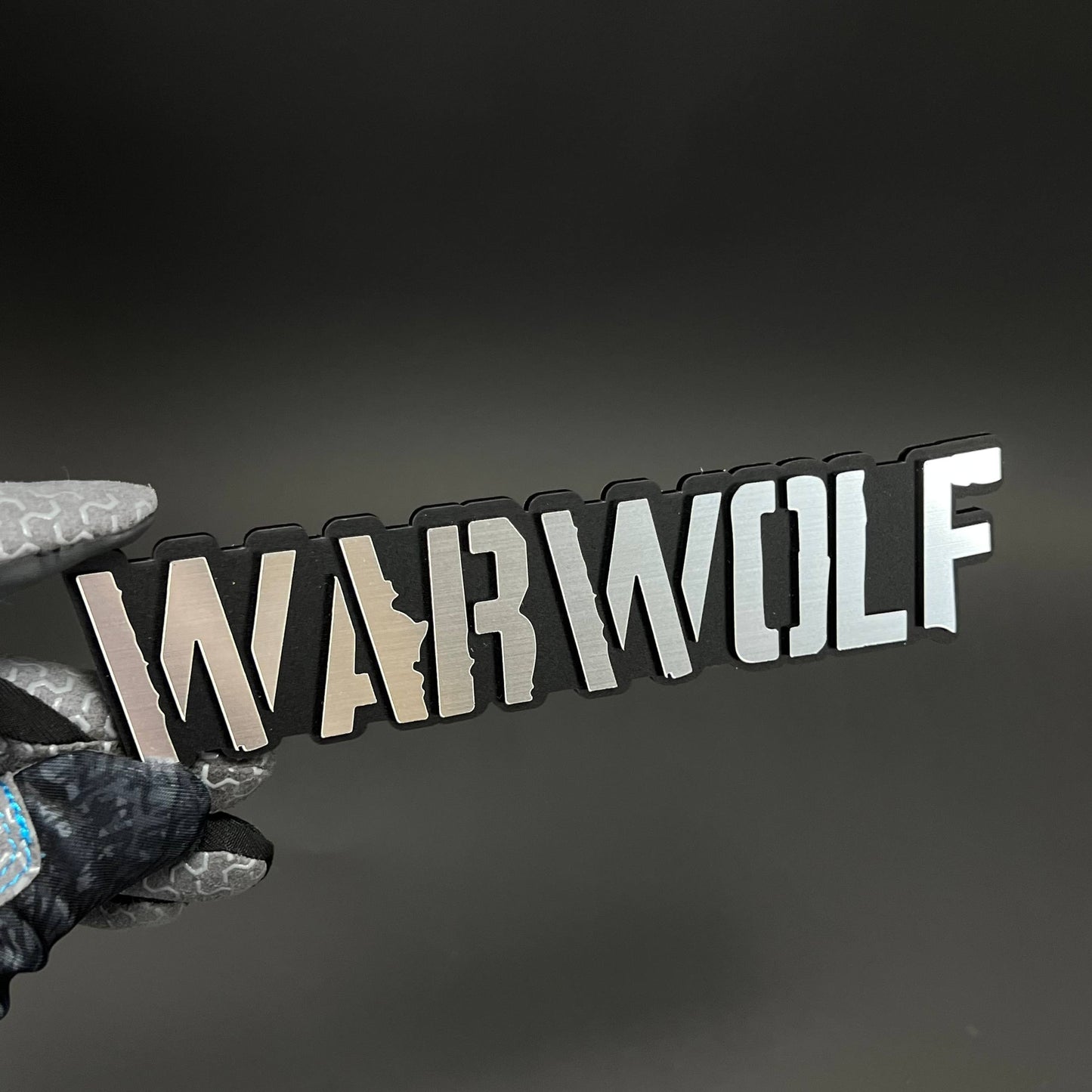 1PC WARWOLF 3D Acrylic Badge - Car Truck Emblem Fender Tailgate Trunk Sticker