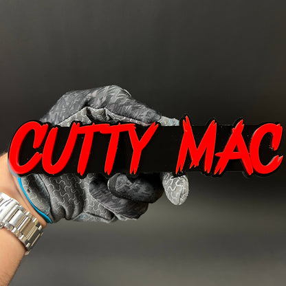 1PC CUTTY MAC 3D Acrylic Badge - Car Truck Emblem Fender Tailgate Trunk Sticker