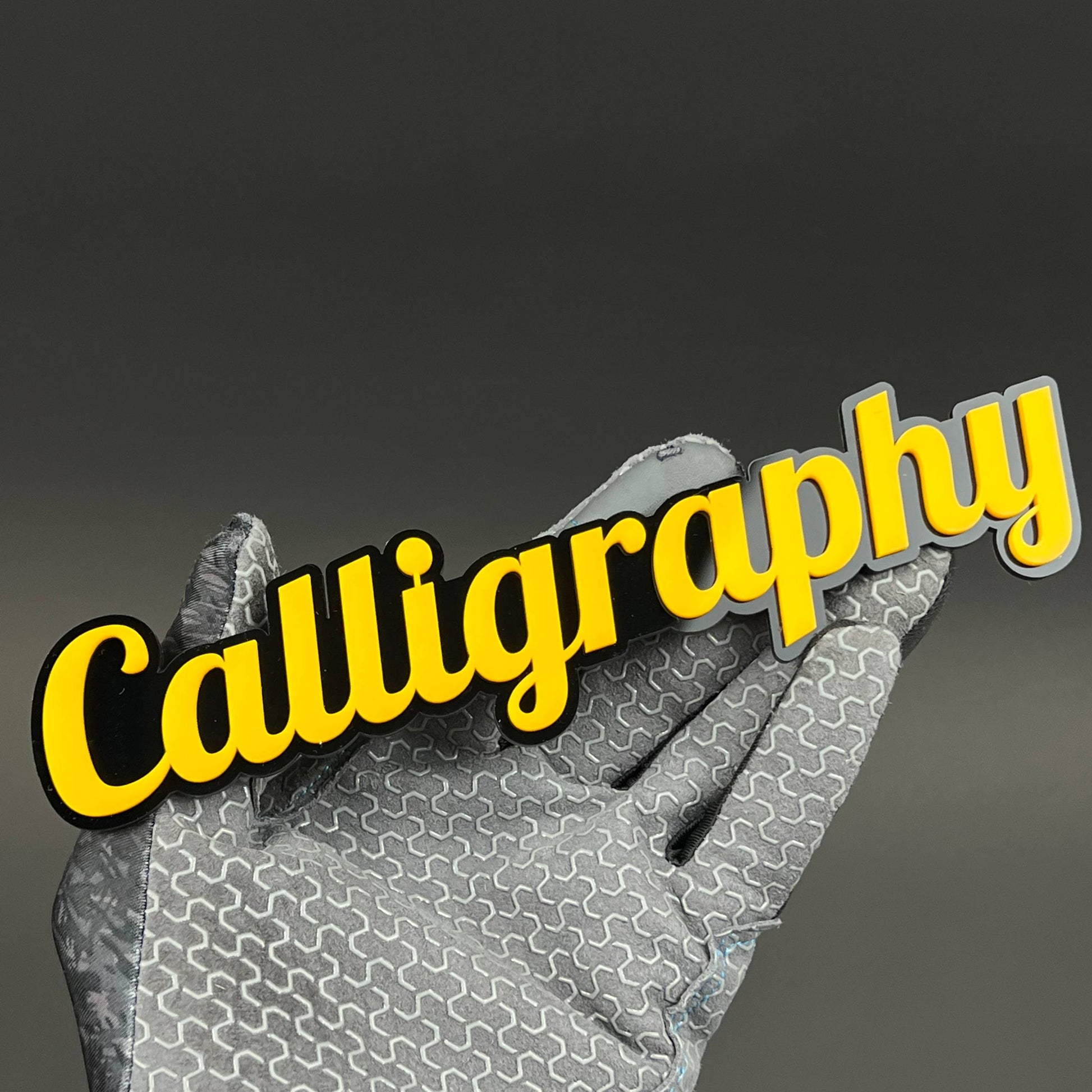 Calligraphy 3D Acrylic Badge - Car Truck Emblem Fender Tailgate Trunk Sticker