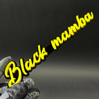 1PC Black mamba 3D Acrylic Badge - Car Truck Emblem Fender Sticker