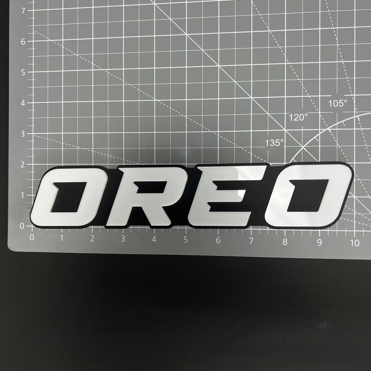1PC OREO 3D Acrylic Badge - Car Truck Emblem Fender Tailgate Trunk Sticker