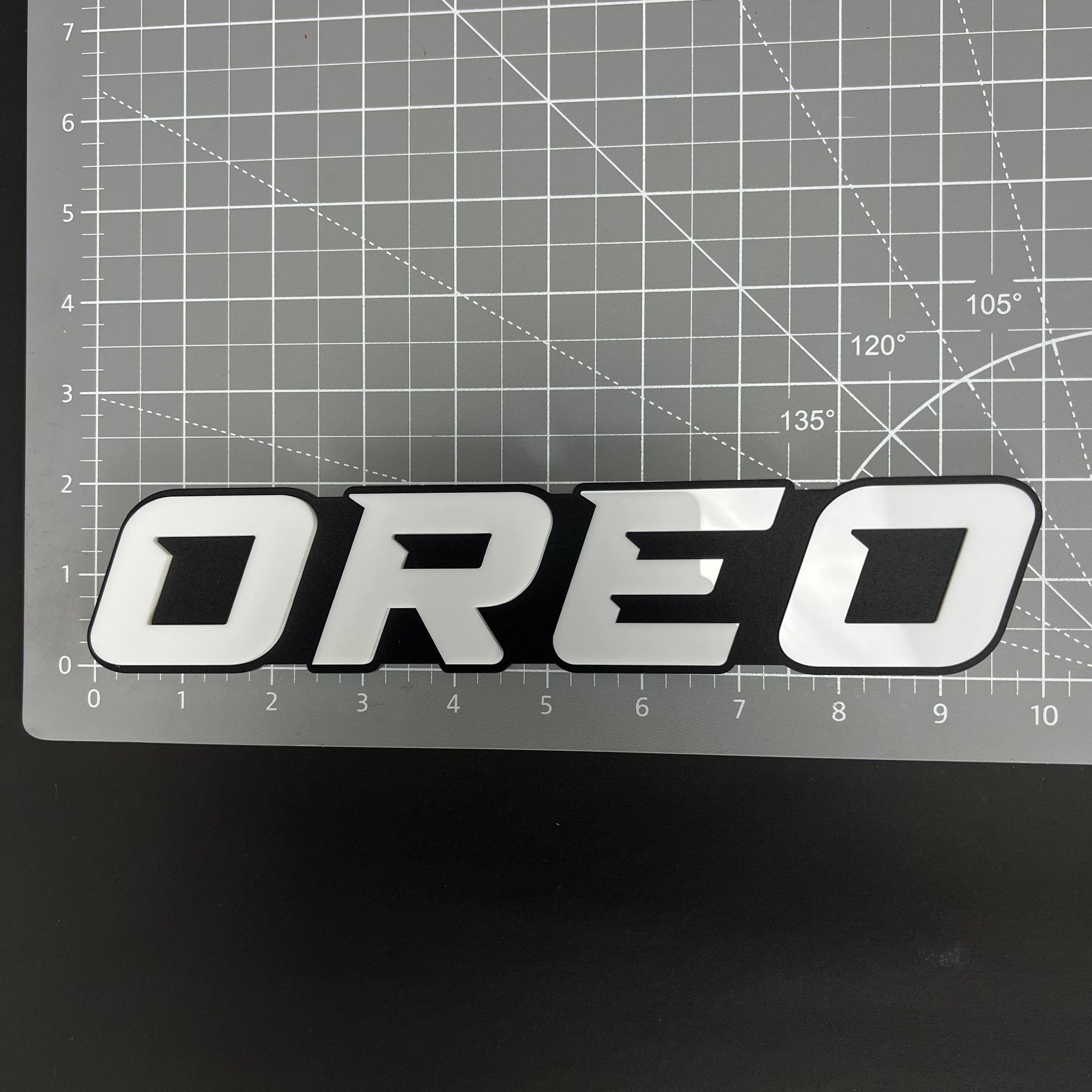 1PC OREO 3D Acrylic Badge - Car Truck Emblem Fender Tailgate Trunk Sticker
