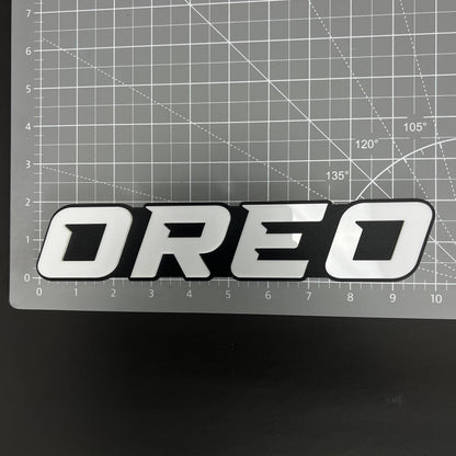 1PC OREO 3D Acrylic Badge - Car Truck Emblem Fender Tailgate Trunk Sticker