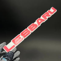 1PC LESBARU 3D Acrylic Badge - Car Truck Emblem Fender Tailgate Trunk Sticker
