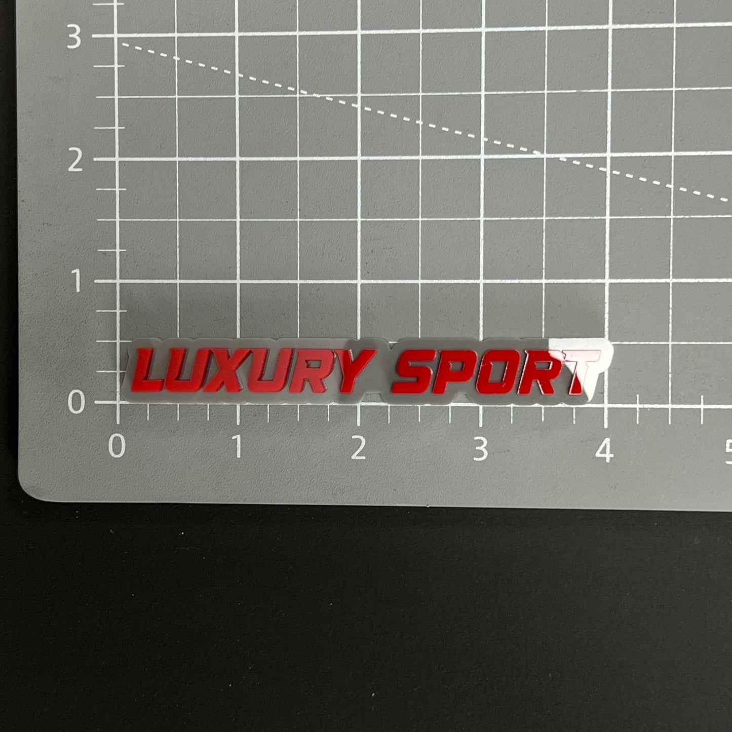 1PC LUXURY SPORT 3D Acrylic Badge - Car Truck Emblem Fender Sticker