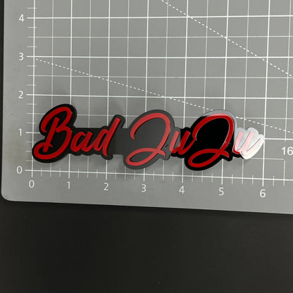 1PC Bad JuJu 3D Acrylic Badge - Car Truck Emblem Fender Tailgate Trunk Sticker