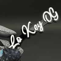 1PC Lo Key OG 3D Acrylic Badge - Car Truck Emblem Fender Tailgate Trunk Sticker