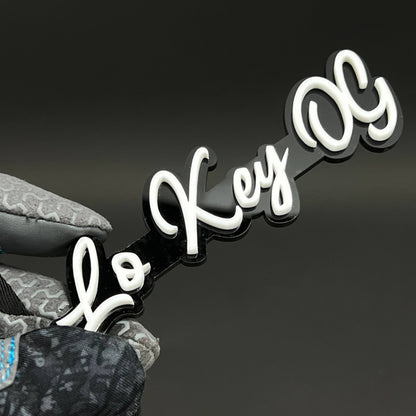 1PC Lo Key OG 3D Acrylic Badge - Car Truck Emblem Fender Tailgate Trunk Sticker