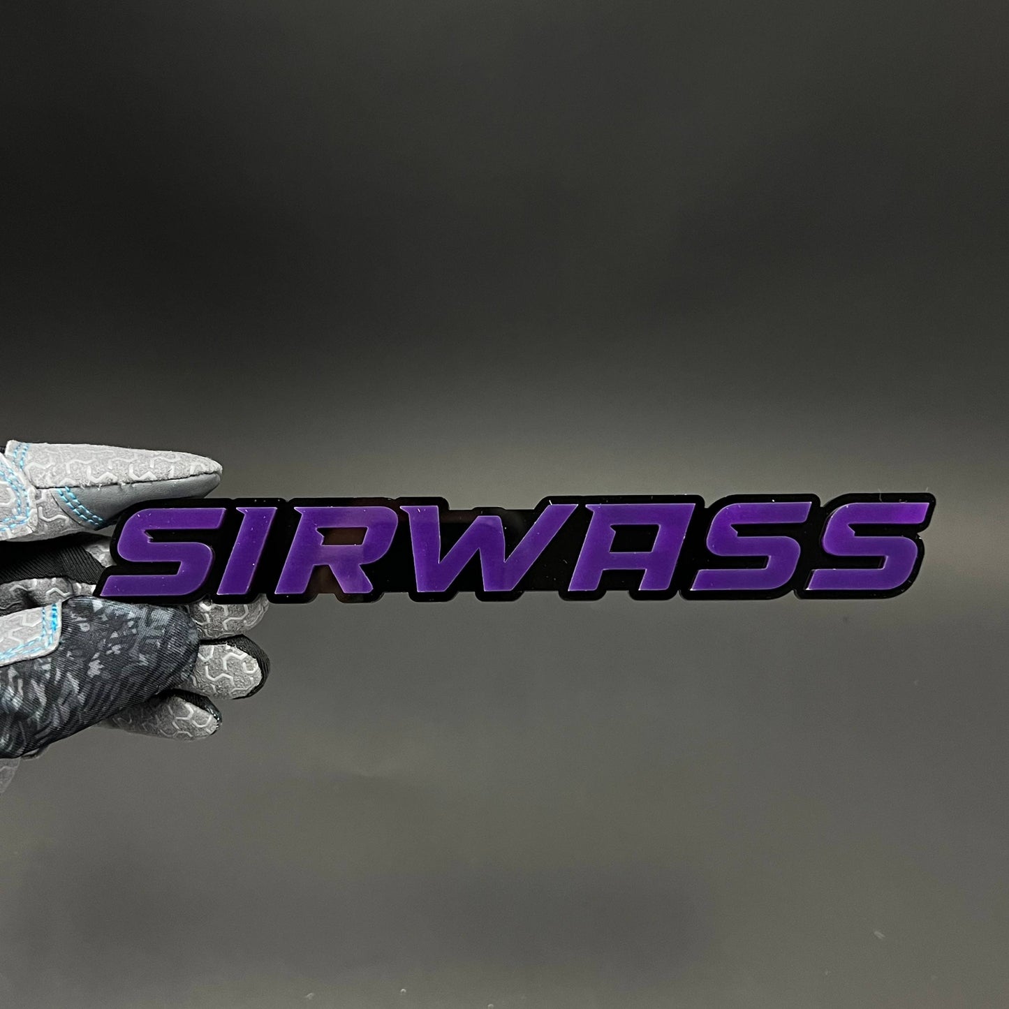 1PC SIRWASS 3D Acrylic Badge - Car Truck Emblem Fender Tailgate Trunk Sticker