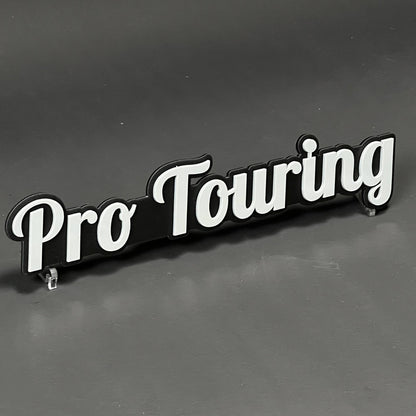 1PC Pro Touring 3D Acrylic Badge - Car Truck Emblem Fender Sticker