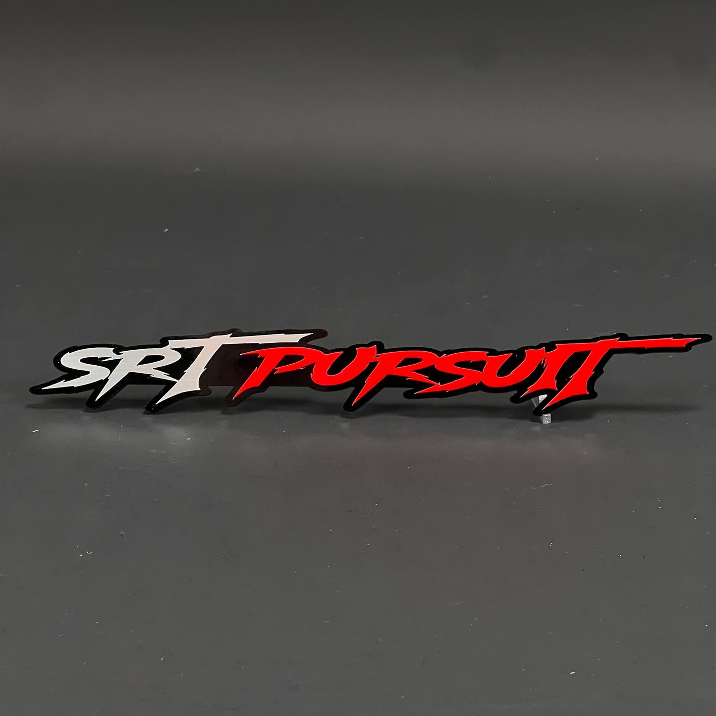 1PC SRT PURSUIT 3D Acrylic Badge - Car Truck Emblem Fender Sticker