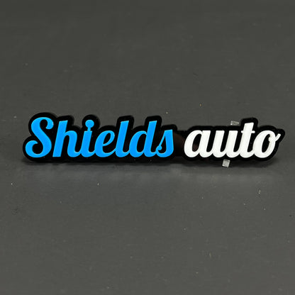 1PC Shields auto 3D Acrylic Badge - Car Truck Emblem Fender Sticker