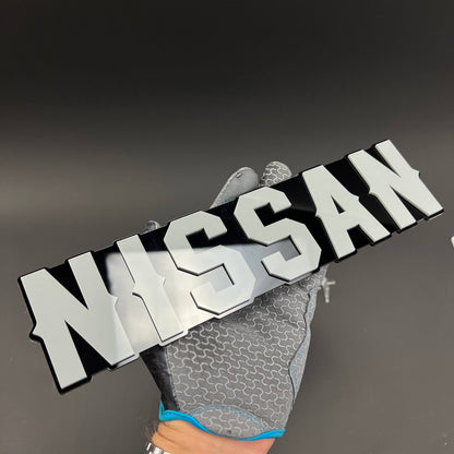 1PC NISSAN 3D Acrylic Badge - Car Truck Emblem Fender Tailgate Trunk Sticker